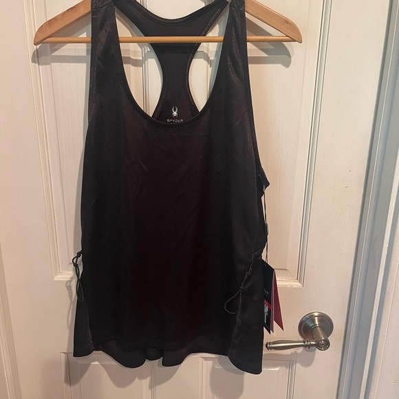 Spyder Tops - Spyder Black Moisture-Wicking Women’s Racer Back Tank L